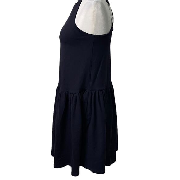 NWT Susana Monaco sleeveless navy racerback drop waist dress - Medium - Picture 2 of 9